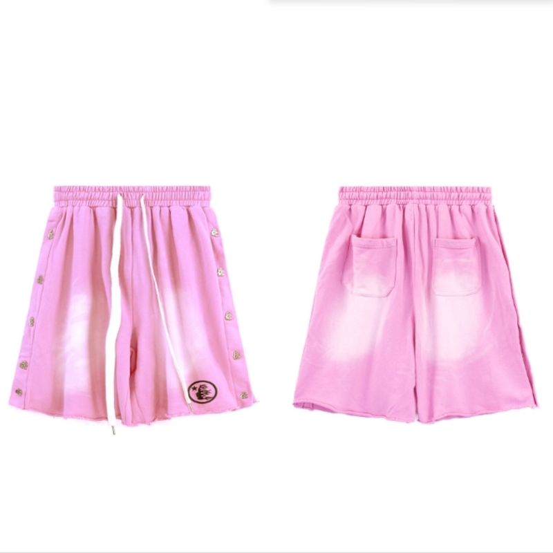 Hellstar Summer Athletic Shorts with Elastic Waistband, Breathable Fabric