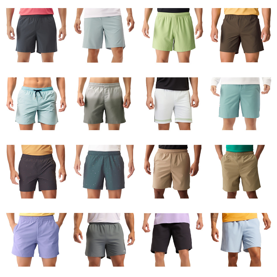 Wholesale Workout Jogging Gym Fitness Sports Shorts Elastic Waist Athletic Mens Running Shorts with Pockets