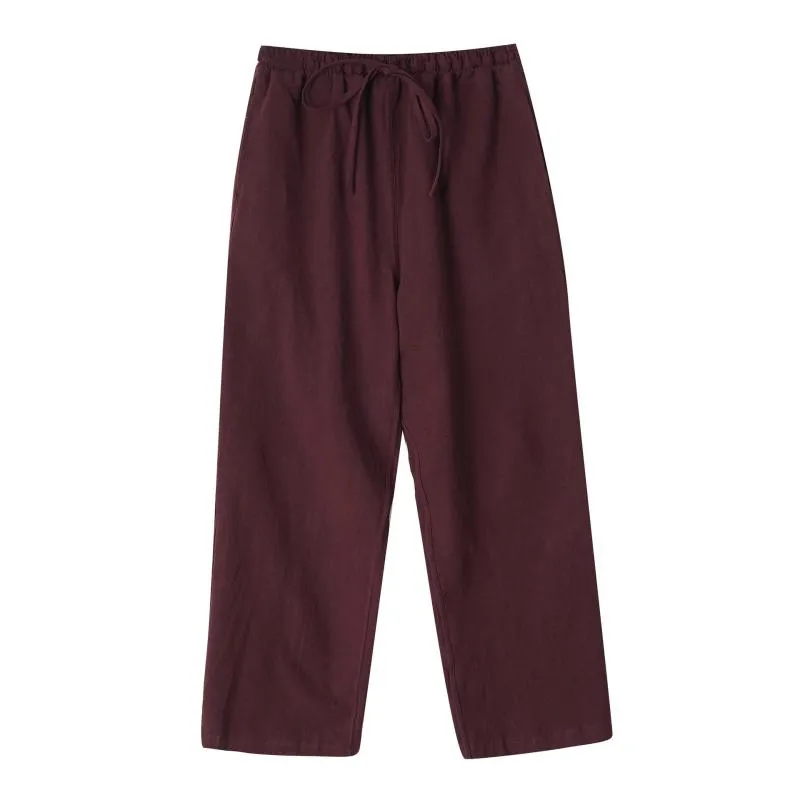 Cotton Linen Casual Pants Display