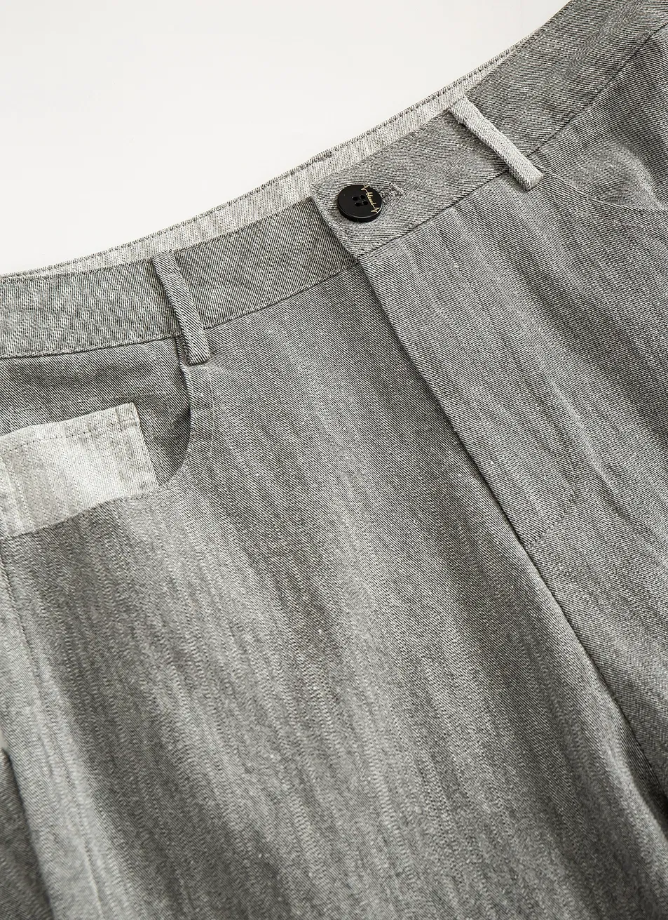 Women's Linen-Cotton High-Waist Wide-Leg Trousers