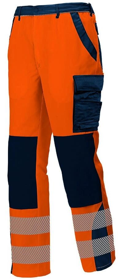 Men's High Visibility Safety Protective Workwear Trousers Cargo Pants En20471
