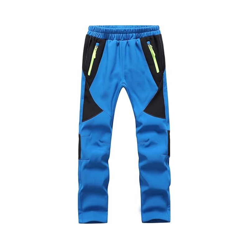 Factory Wholesale Outdoor Sport Kids Unisex Softshell Cargo Pants Trousers