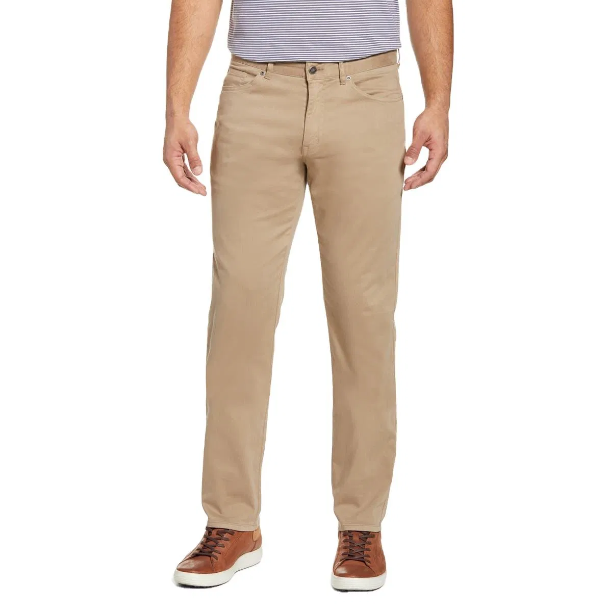 Chino Pants Four-Way Stretchy Superior Pants for Men Workout Casual Twill Pants