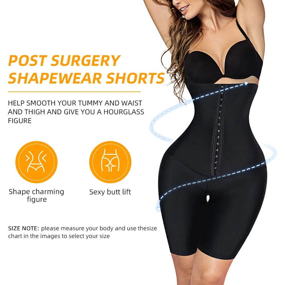 Tummy Control Compression Butt Lifter Shaper Women High Waist Seamless Short Shapewear Trousers