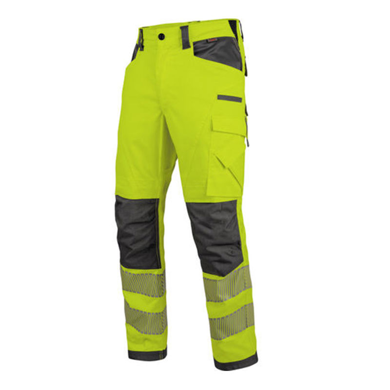Factory Price Taped Contrast Hi Vis Pant Working Cargo Trouser