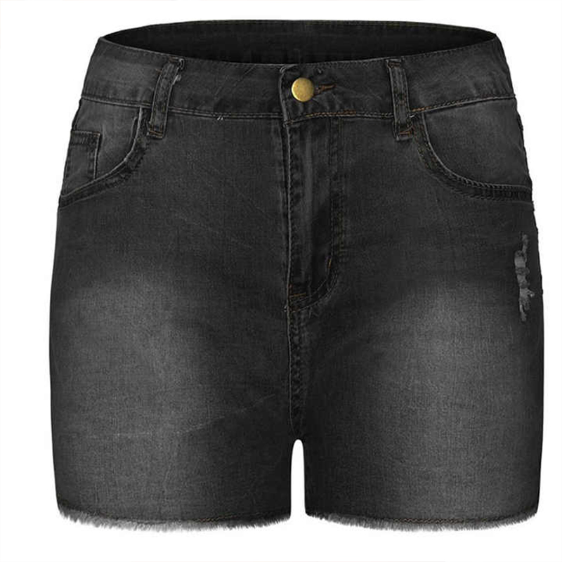 Women's Summer High Waisted Mini Denim Shorts Sexy Women