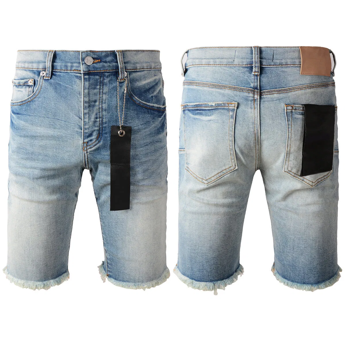 High Quality Custom Designer Men's Vintage Summer Street Fashion Jeans Shorts Casual Wholesale Ripped Denim Style