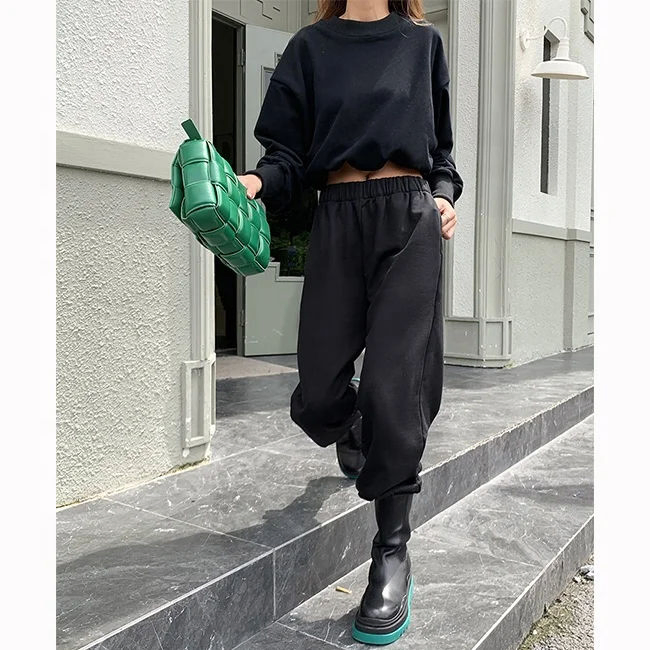 Women's Sportswear Jogger Pants Custom High Waist Casual Fitness Trousers