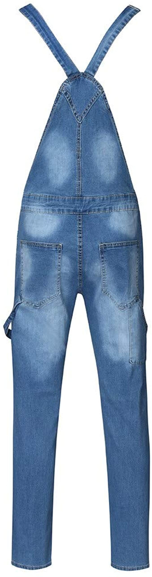 New Denim Overalls Slim Fit Men′ S Trousers