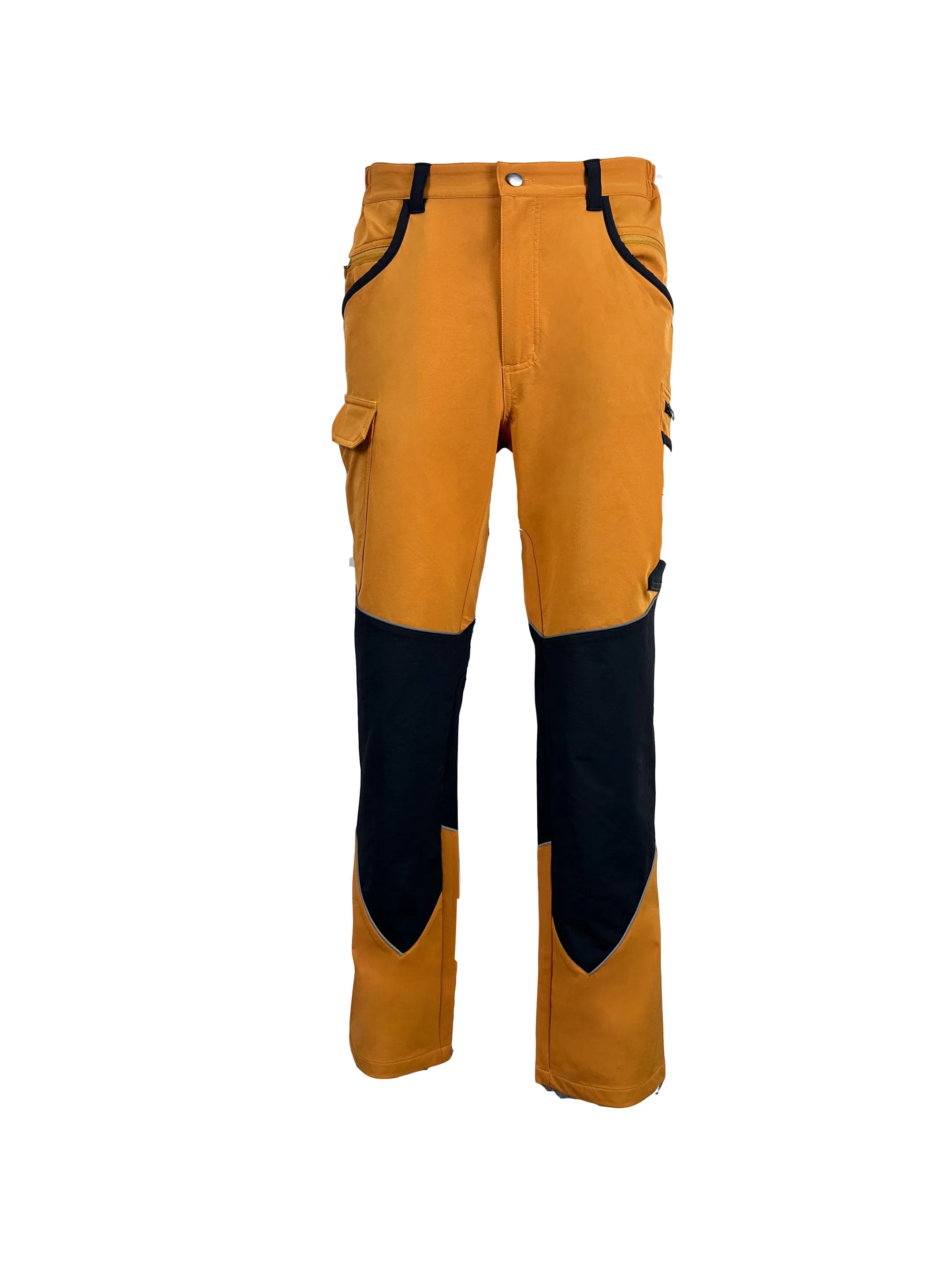 Men's Industrial Work Cargo Pants Reinforced Knee Multi Functional Trousers