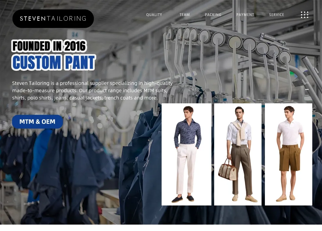 Professional Custom Tailored Trouser