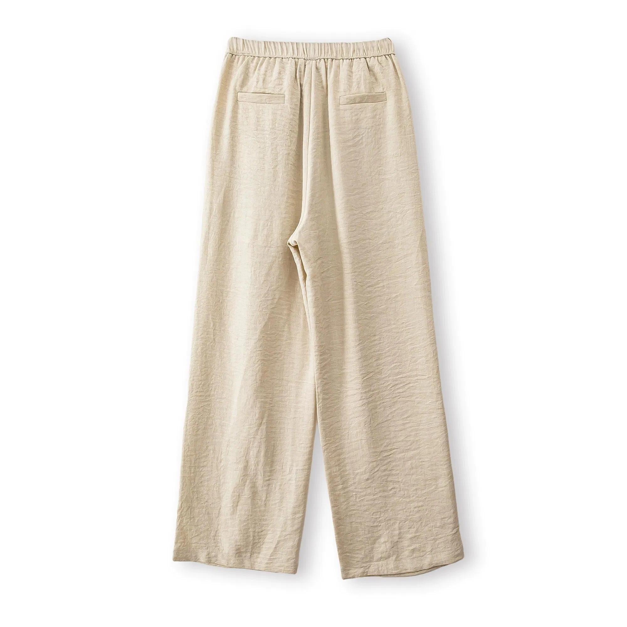 Stylish Women's Wide-Leg Trousers in Soft Lyocell Linen