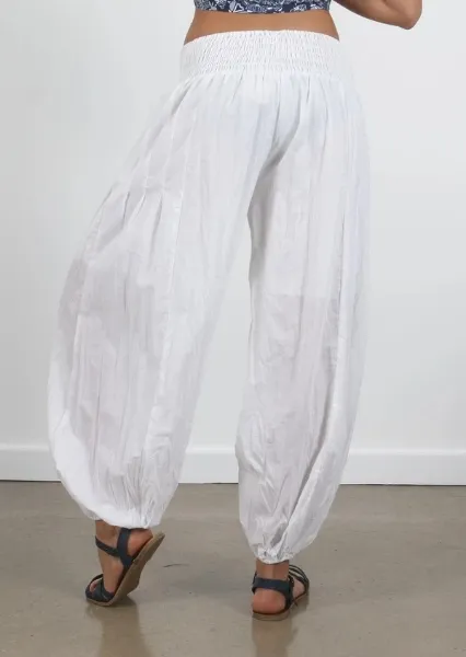 Womens Casual Linen Beach Pants