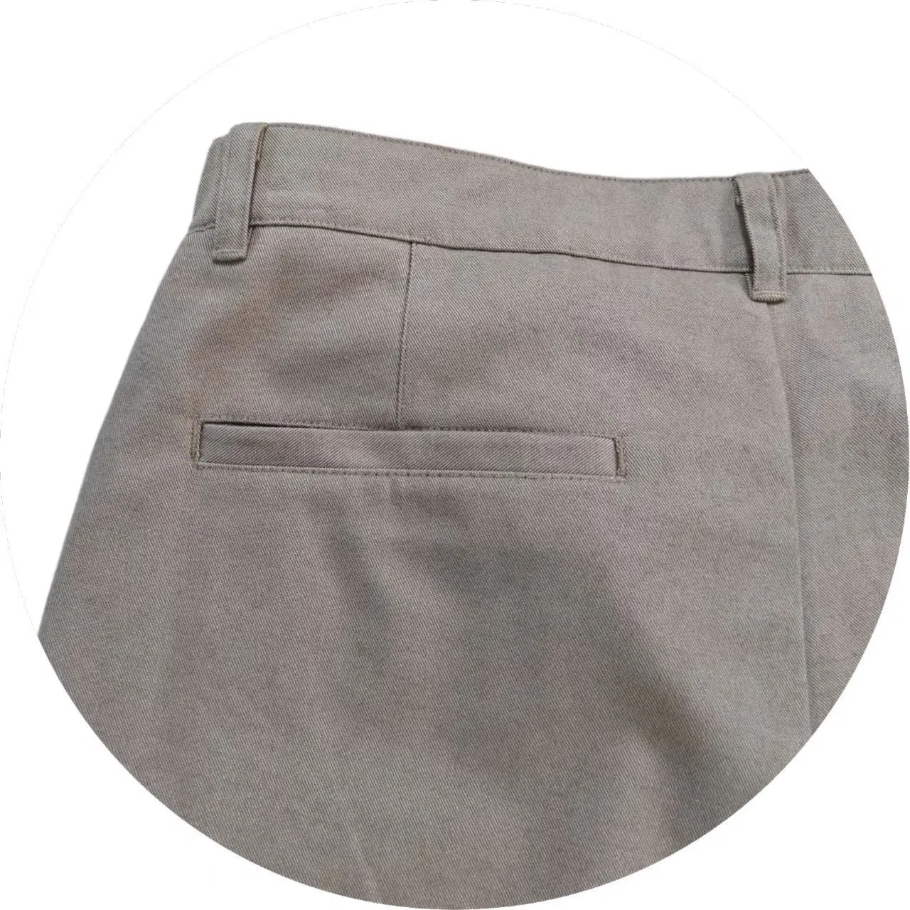 Men's Slim - Fit Casual Cotton Trousers in Khaki - Breathable &amp; Comfortable for All - Day Wear