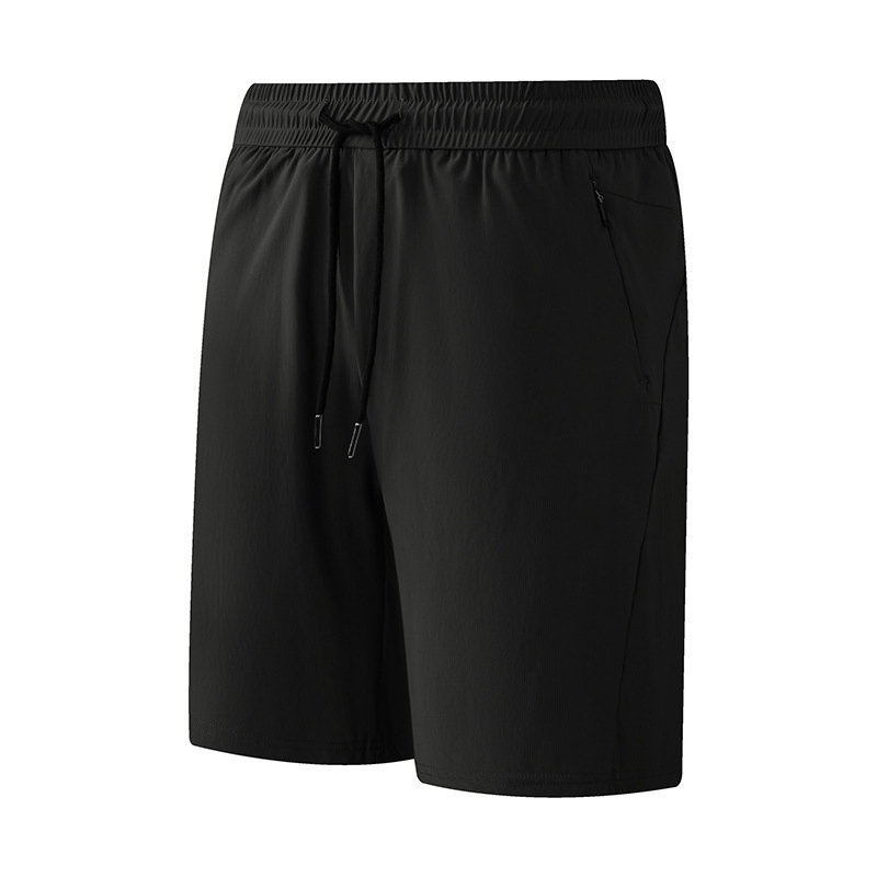 Athletic Clothing Breathable Quick Dry Back Zip Pocket Running Workout Shorts Gym Fitness Casual Short Pants Men Sports Shorts