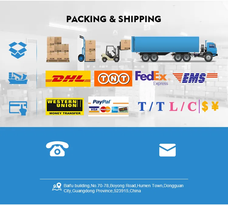 Packing and Shipping Information