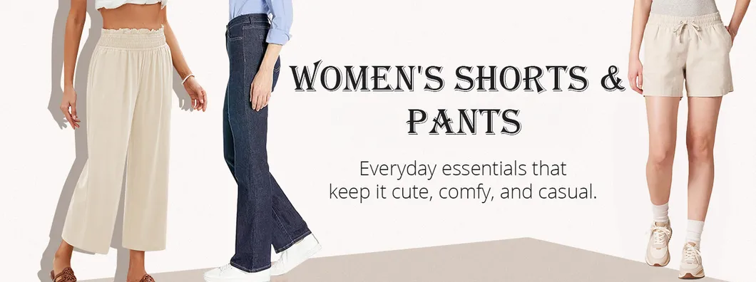 Ladies High Waist Jean Shorts