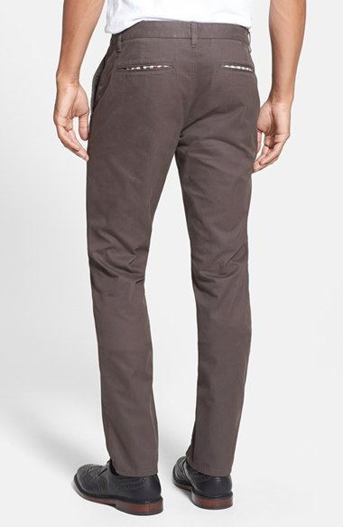 Wholesale OEM Tailored Fit Washed Cotton Men's Chino Pants