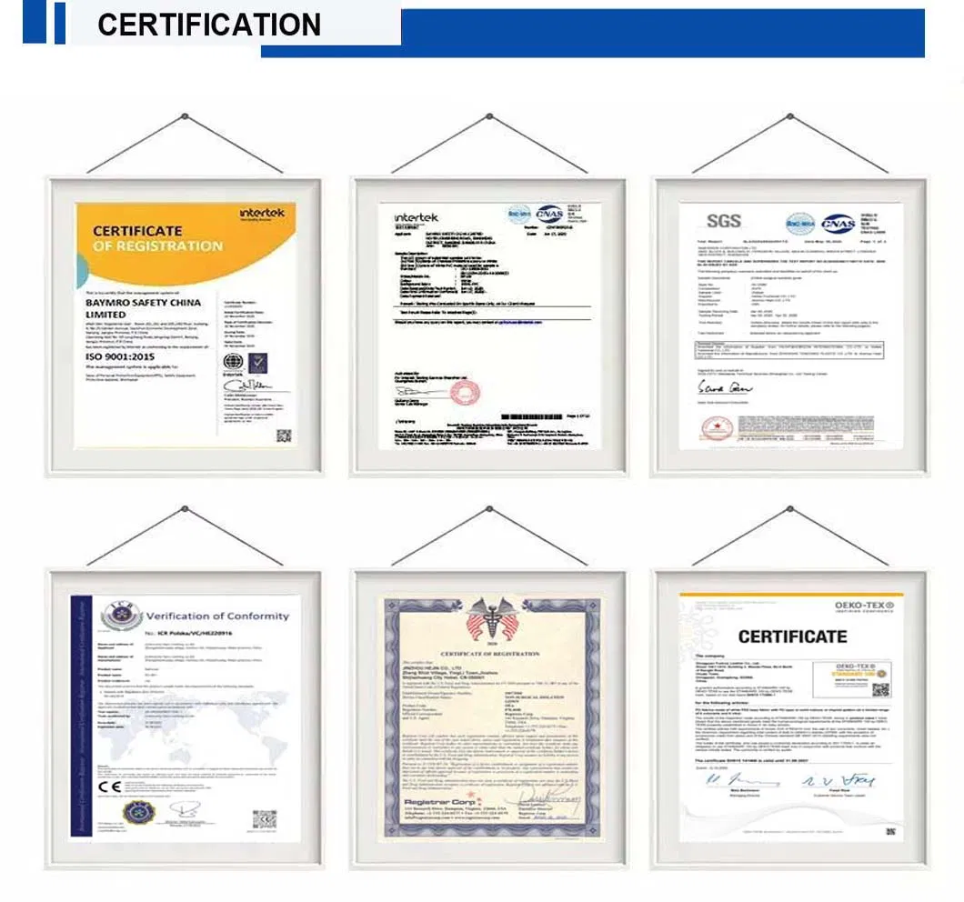 Certifications