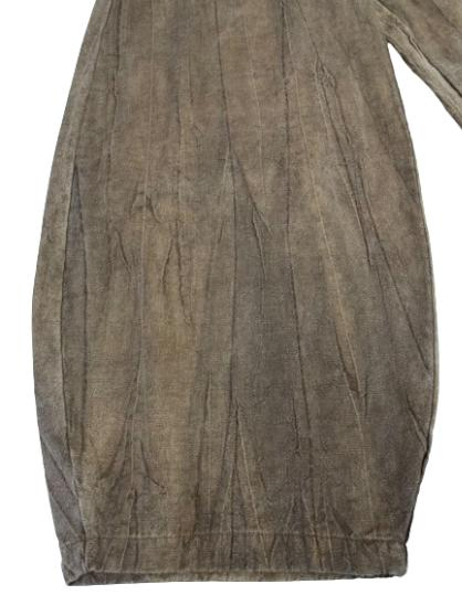 Women's Fashionable Cotton and Linen Trousers with Loose Elastic Waistband