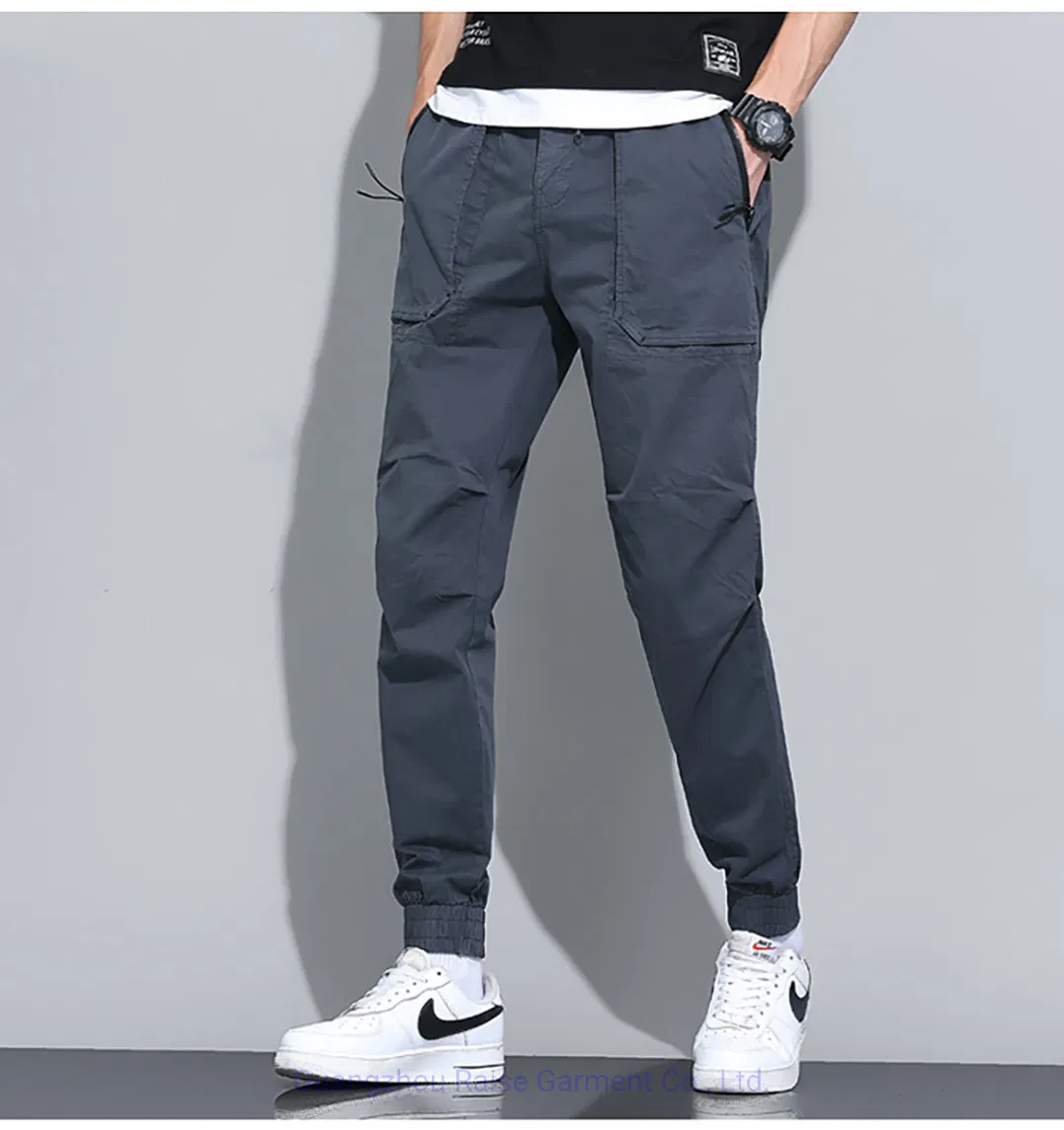Fashion Men′ S 100% Cotton Chino Cargo Pants