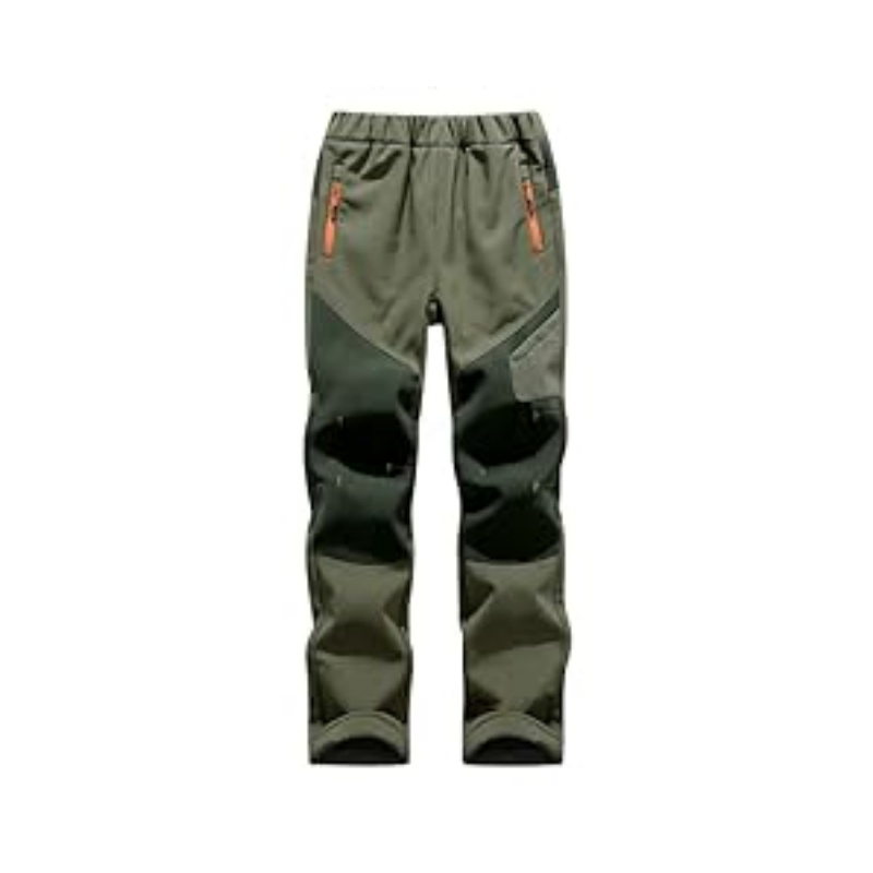 Outdoor Child Unisex Fitness Softshell Insulated Waterproof Kids Wear Cargo Pants Trousers