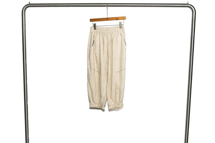 Solid Color Casual Fashion Average Size Garment Trousers