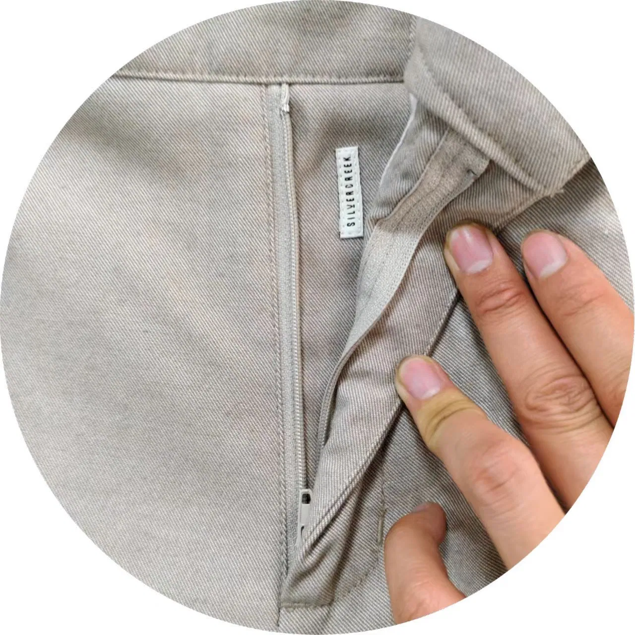 Men's Slim - Fit Casual Cotton Trousers in Khaki - Breathable &amp; Comfortable for All - Day Wear