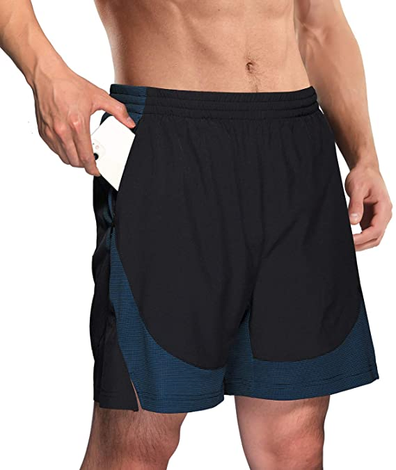 Quick Dry Running Pants Lightweight Elastic Sport Shorts for Men Athletic Gym
