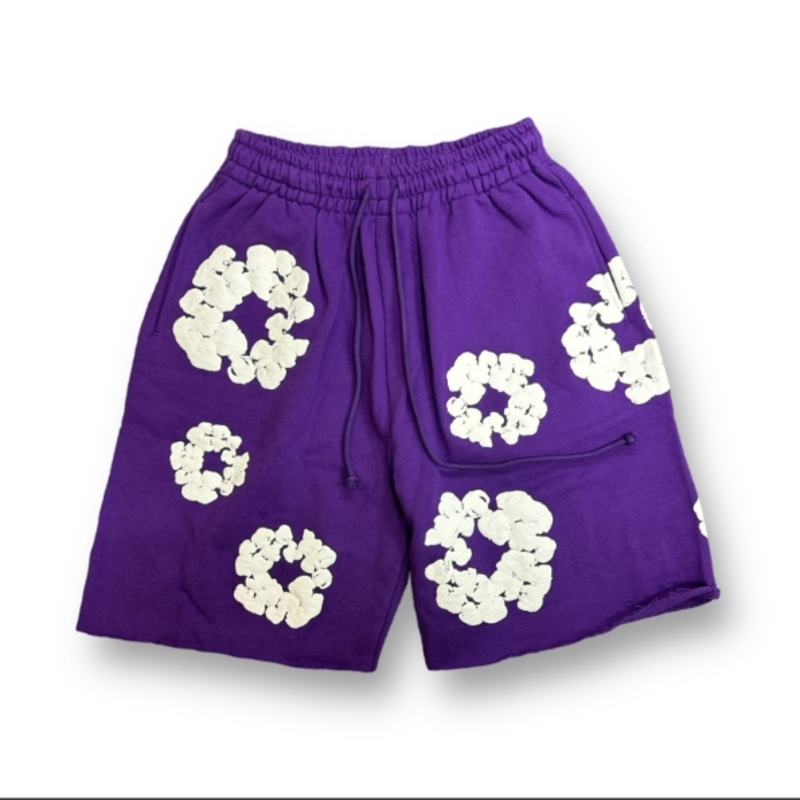 Wholesale Puff Print Sweatpants Joggers Unisex Streetwear Pants Inspired by Denim Tears