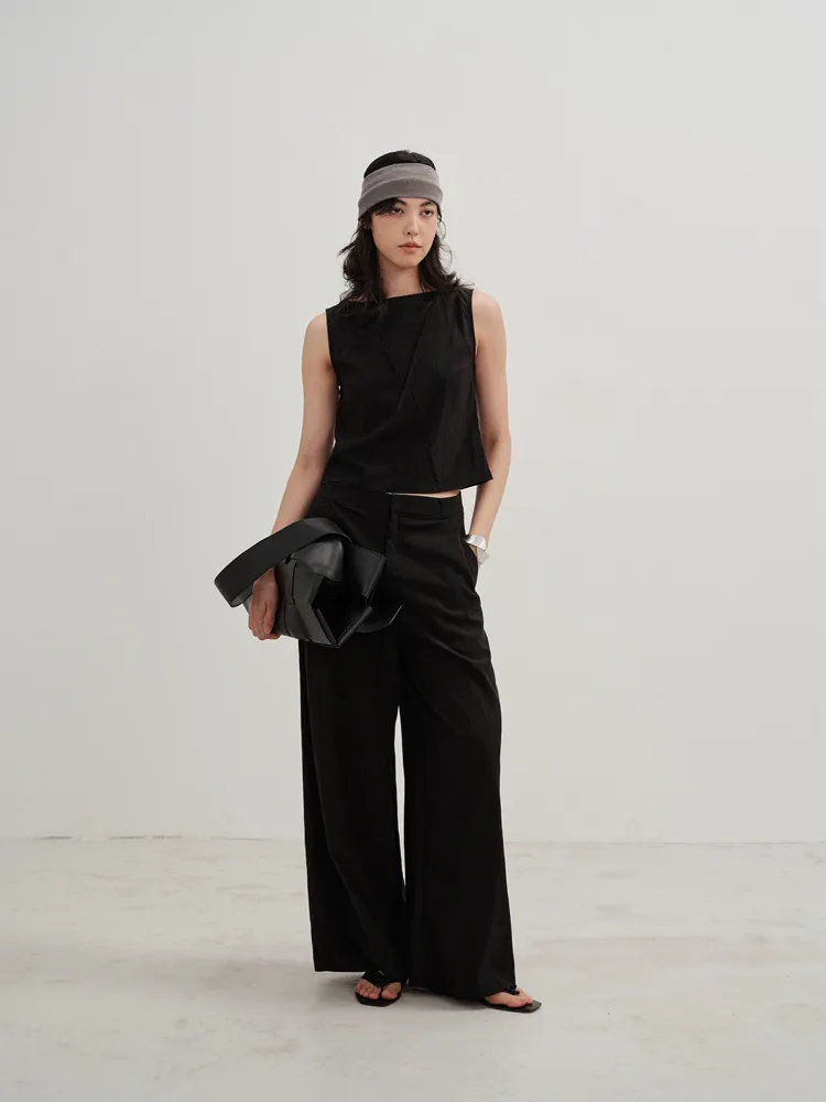 Ladies Summer Wide Leg Pants 1