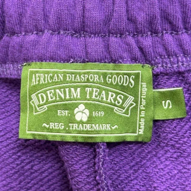 Wholesale Puff Print Sweatpants Joggers Unisex Streetwear Pants Inspired by Denim Tears