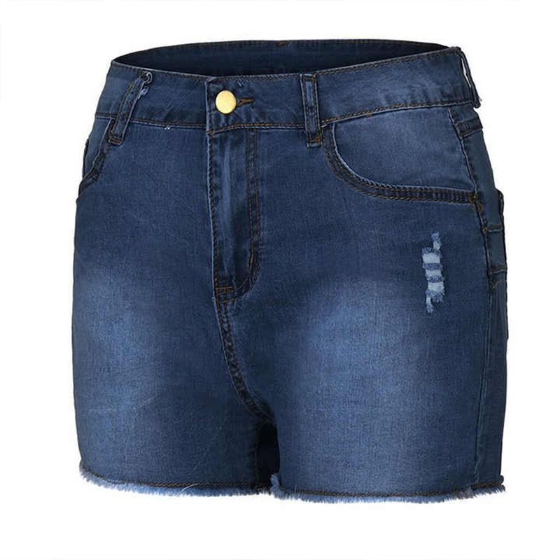 Women's Summer High Waisted Mini Denim Shorts Sexy Women