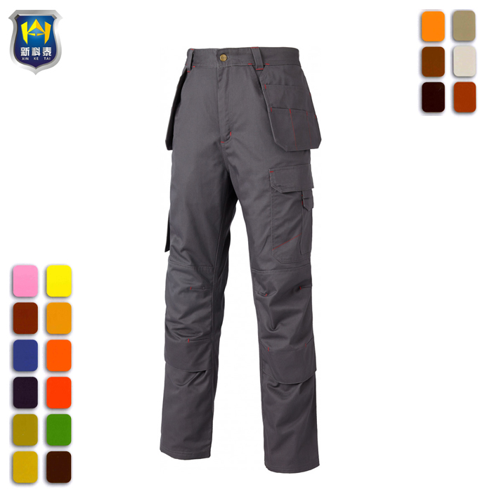 Baggy Cornflower Blue Mens Cargo Trousers