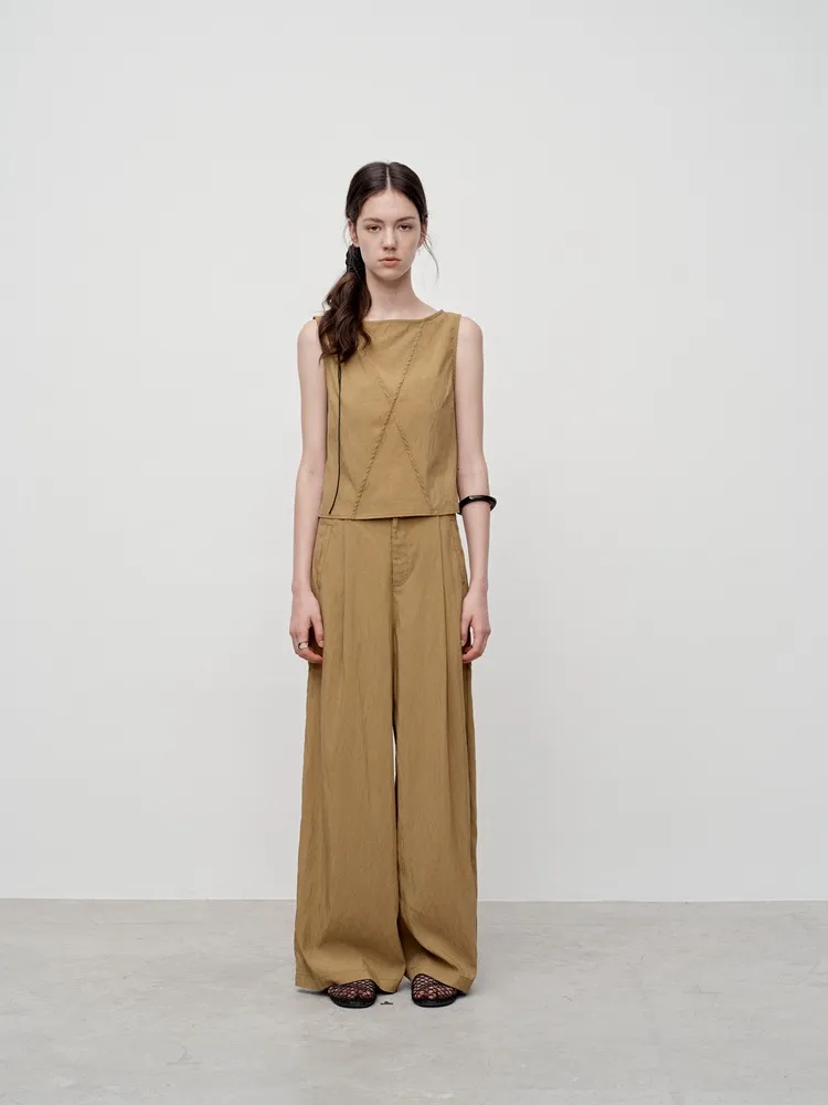 Ladies Summer Wide Leg Pants 5