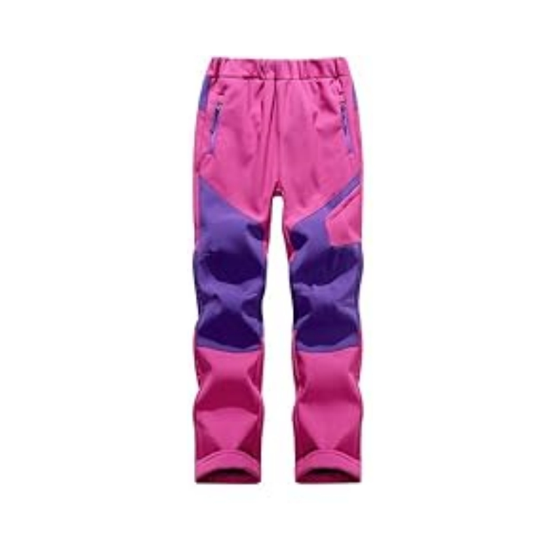 Outdoor Child Unisex Fitness Softshell Insulated Waterproof Kids Wear Cargo Pants Trousers