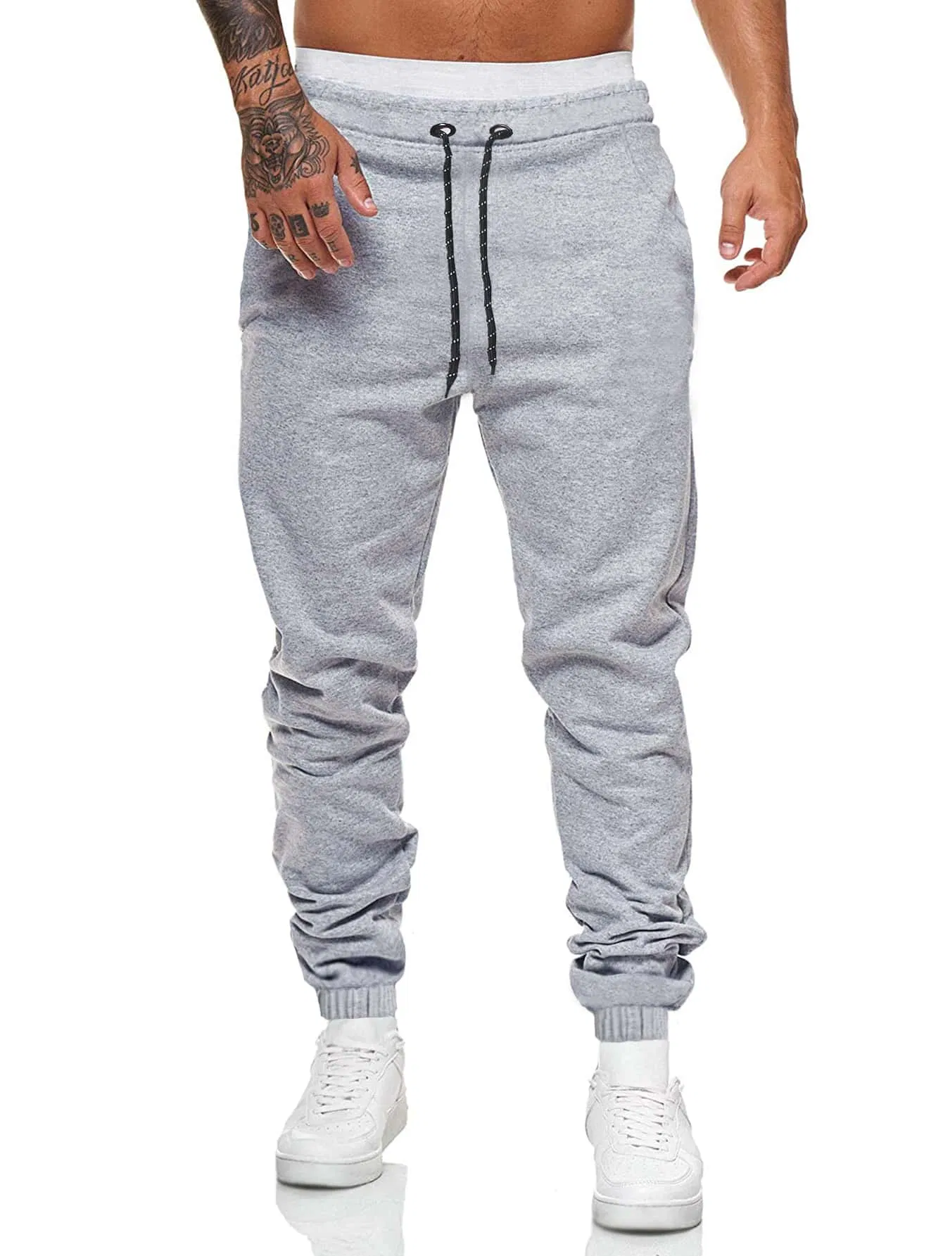 Factory Price Mens Casual Sports Fitness Trousers Cotton High Quality Jogger Pants for Men