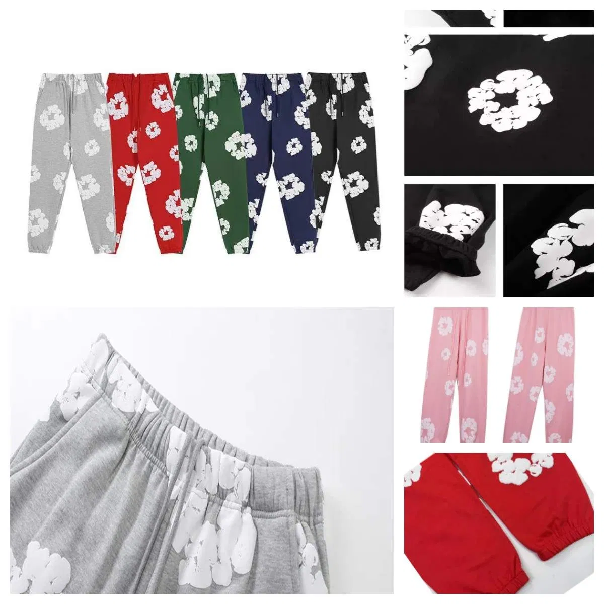 Denim Tears Shorts &amp; Tracksuits Black, Pink, Grey, Blue, etc.