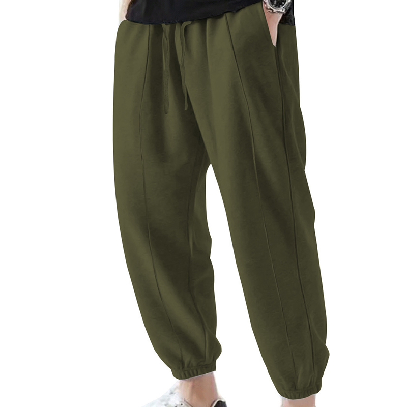 Custom Men's New Breathable Gym Workout Elastic Waist Cotton Oversized Jogger Pants