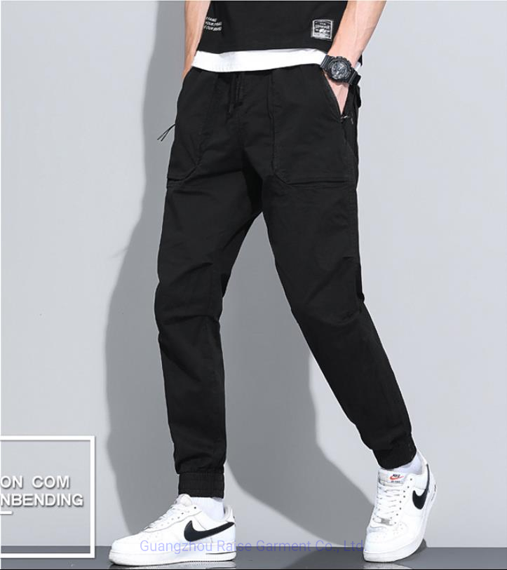 Fashion Men′ S 100% Cotton Chino Cargo Pants