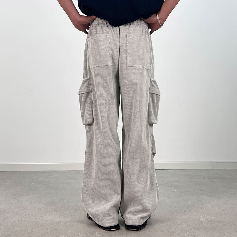 Washable Exquisite Workmanship Men Cargo Trouser for Cafe Party