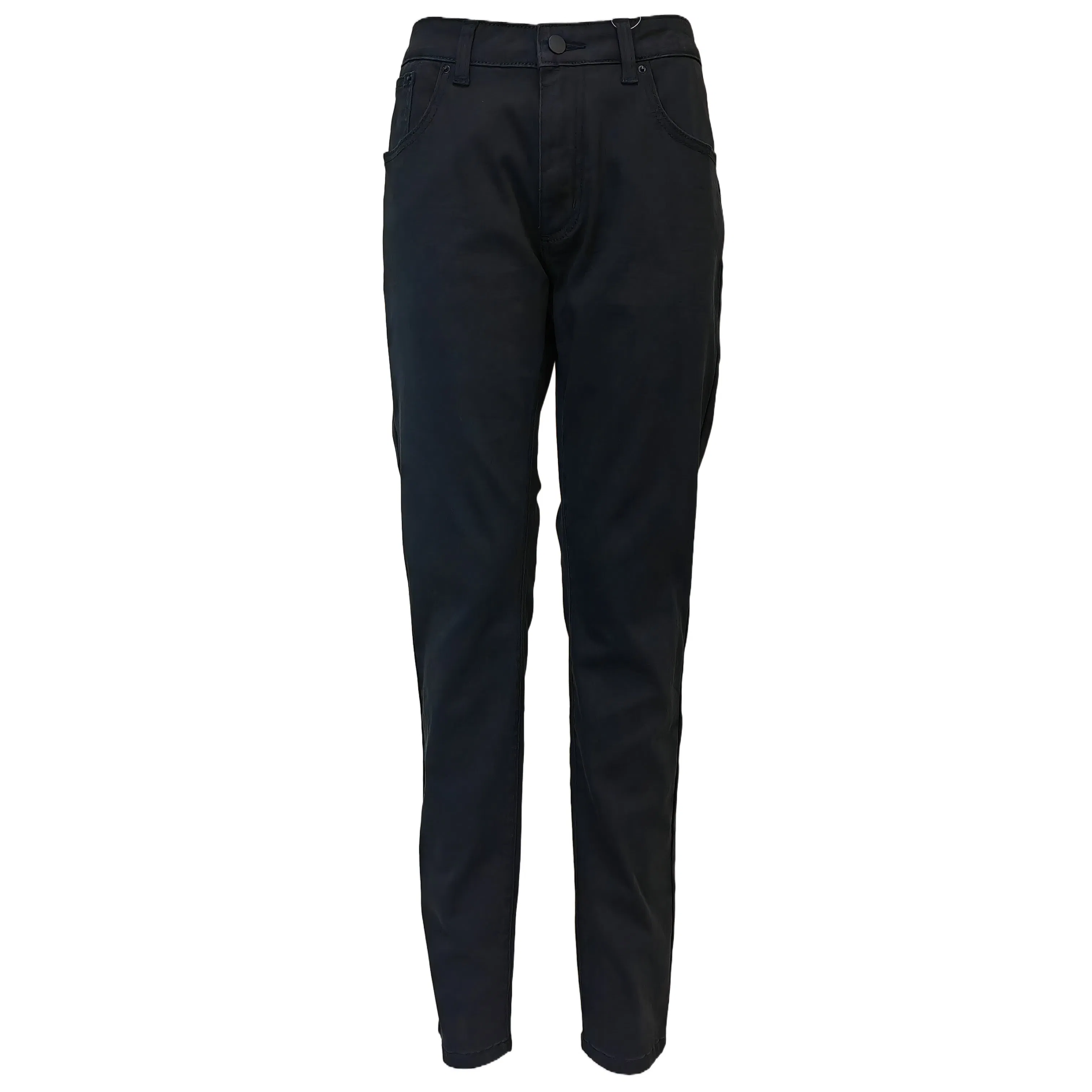 High Quality Black Tapered Slim-Fit Pants Classic Comfortable Casual Trousers