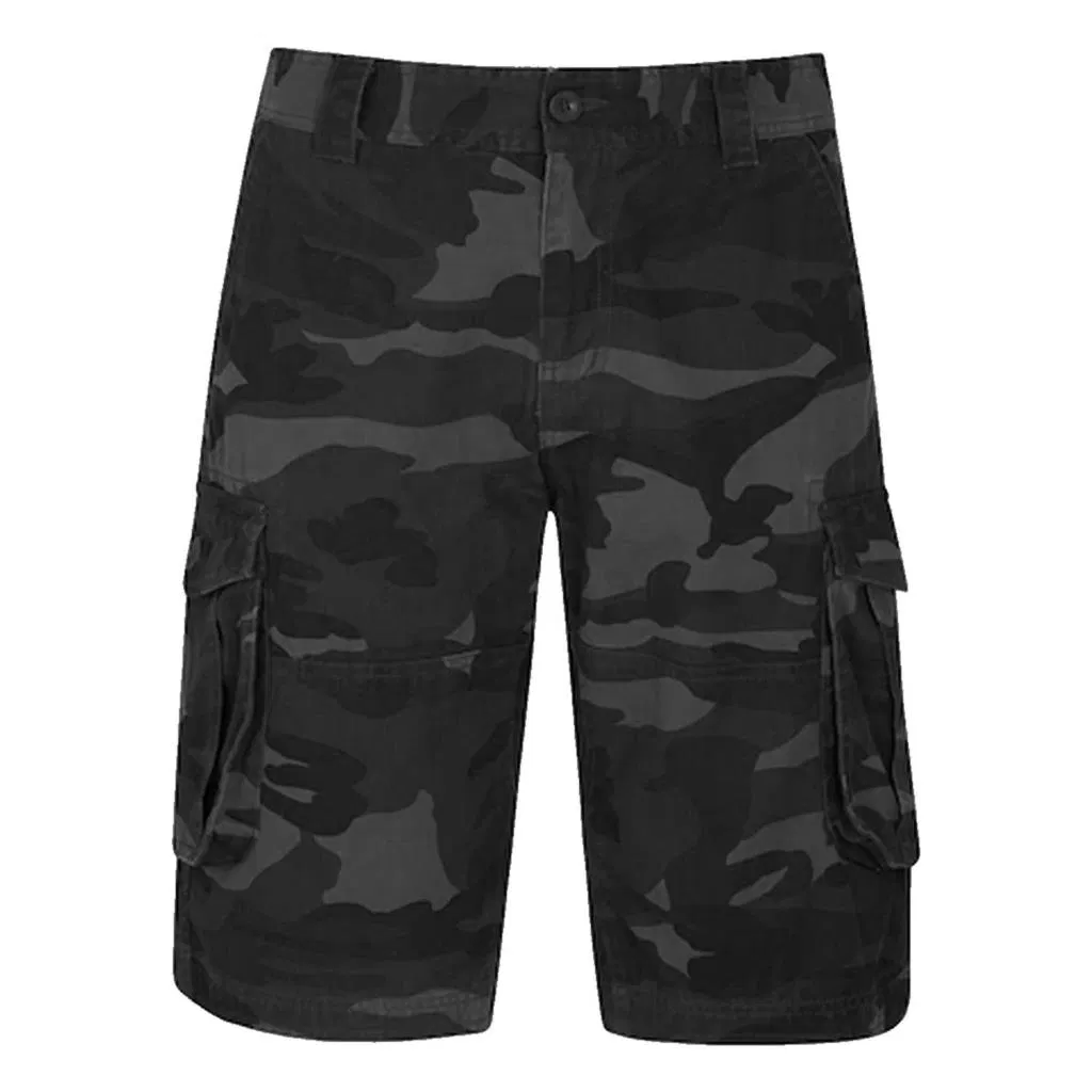 OEM New Best Selling Camo High Quality MID Waist Cargo Shorts Men Casual Plain Custom Summer Sports Breathable Quick Dry Pants