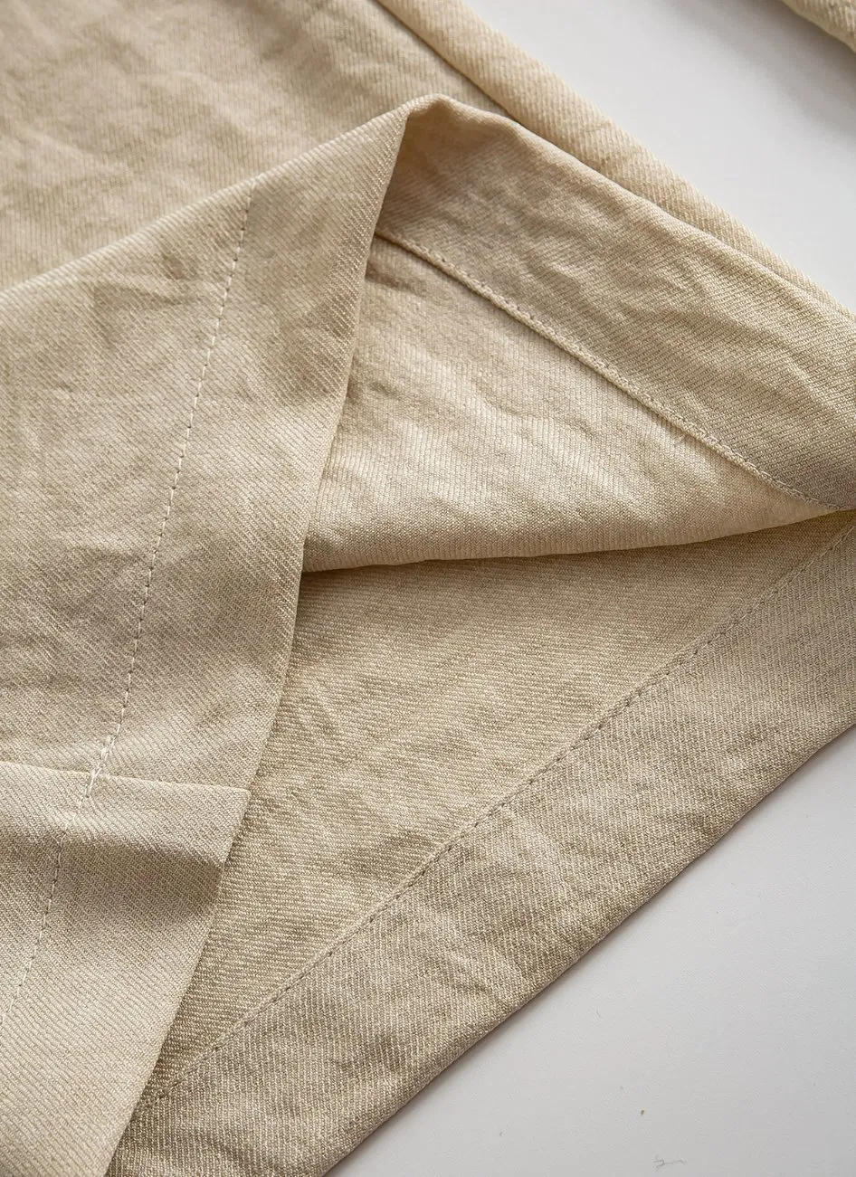 Stylish Women's Wide-Leg Trousers in Soft Lyocell Linen