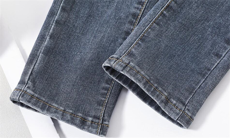 High Waist Fashion Jeans Stretch Denim Trousers