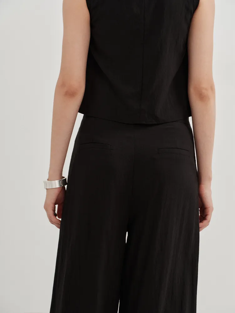 Ladies Summer Wide Leg Pants 3