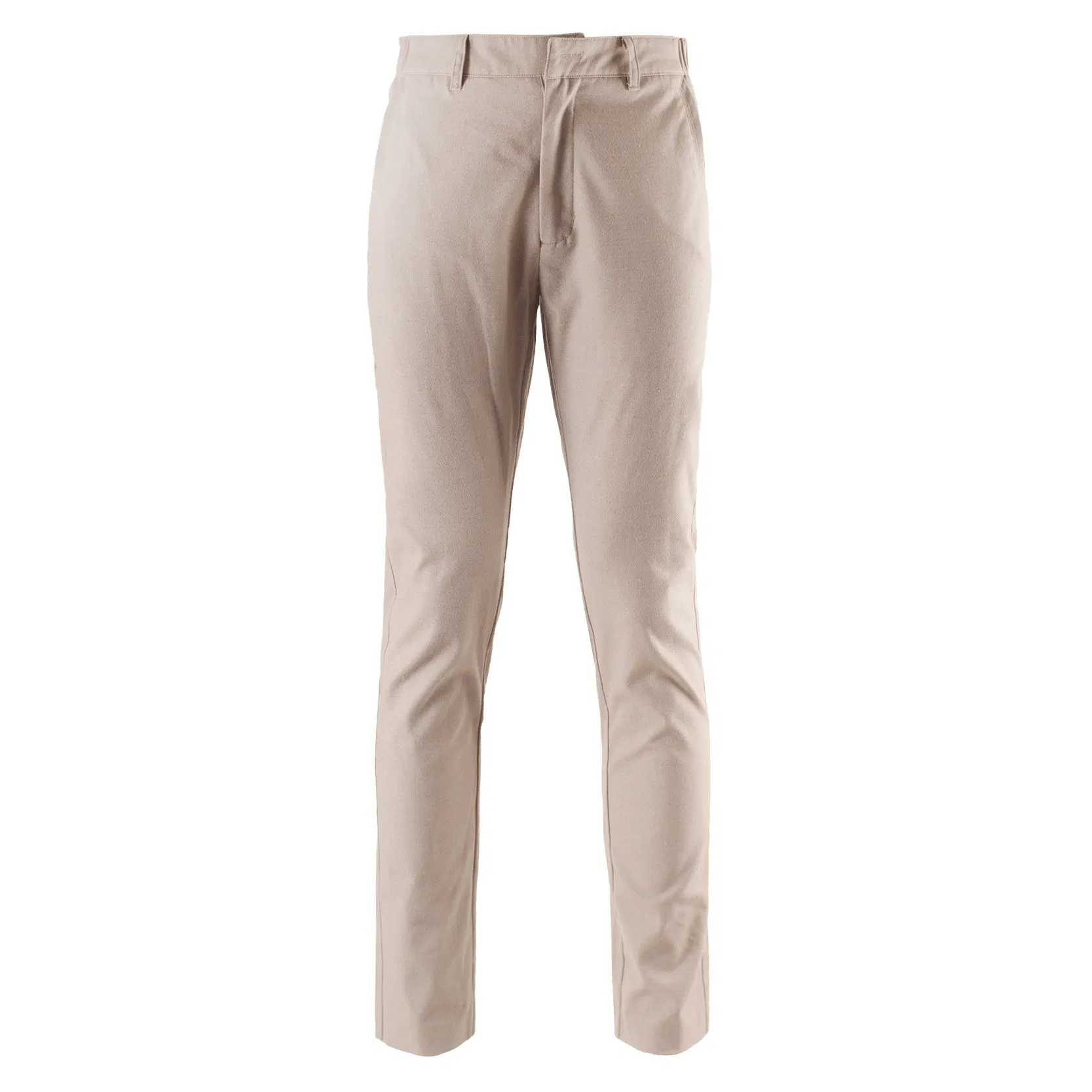 Men's Slim - Fit Casual Cotton Trousers in Khaki - Breathable &amp; Comfortable for All - Day Wear