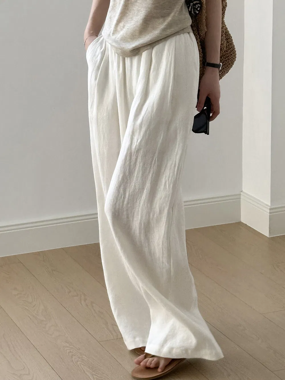 Linen Trousers Display