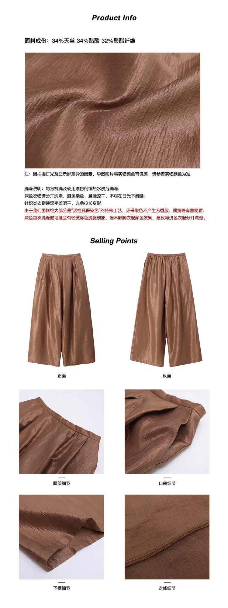 Product detailed infographic