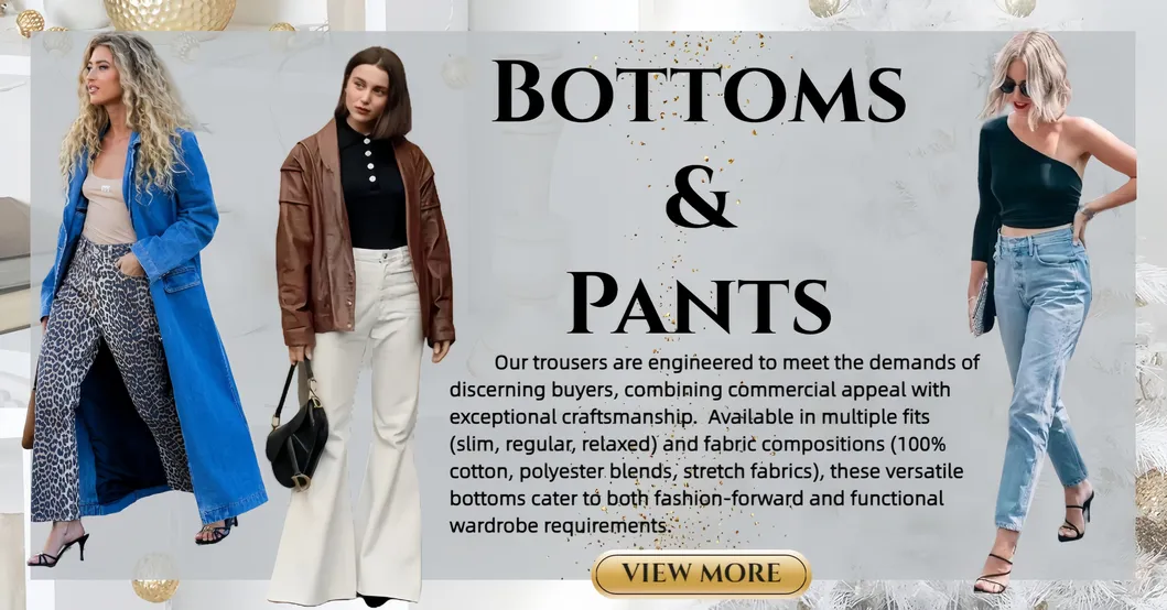 Stylish Women's Wide-Leg Denim Trousers